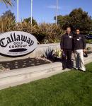 At Callaway HQ in Carlsbad