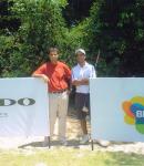 Rahul Bakshi and Me at Faldo Series Final at Brazil 2009