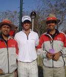 With Karan Bindra and Adam Scott - Johnnie Walker Classic 2008